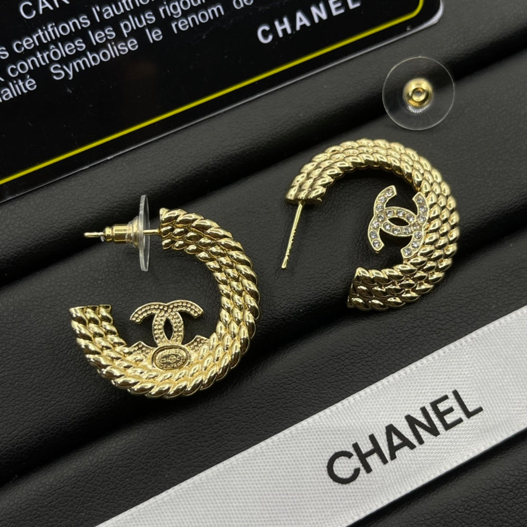 Circle Hoop Gold Earrings mysite