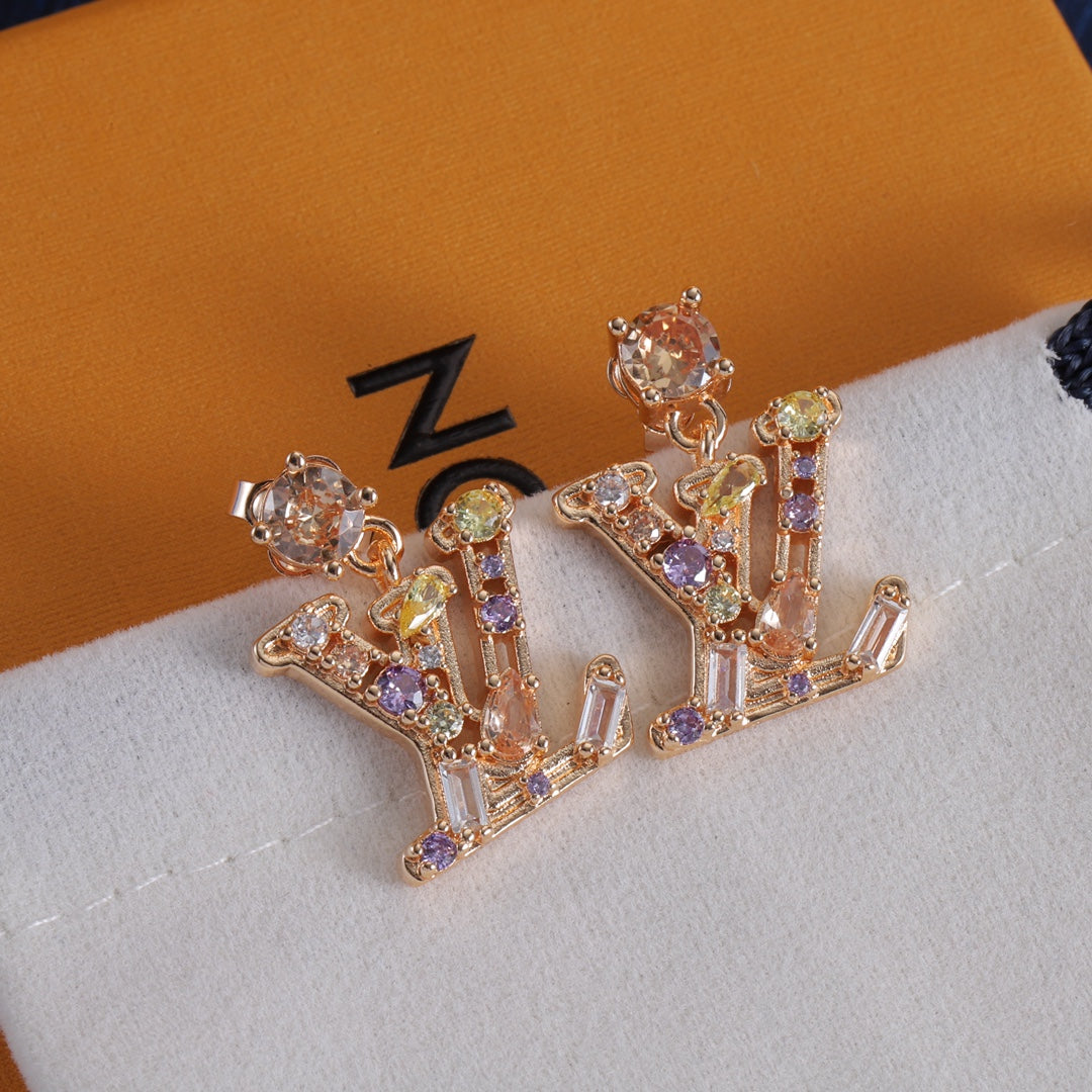Love Colorful Diamond Earring mysite