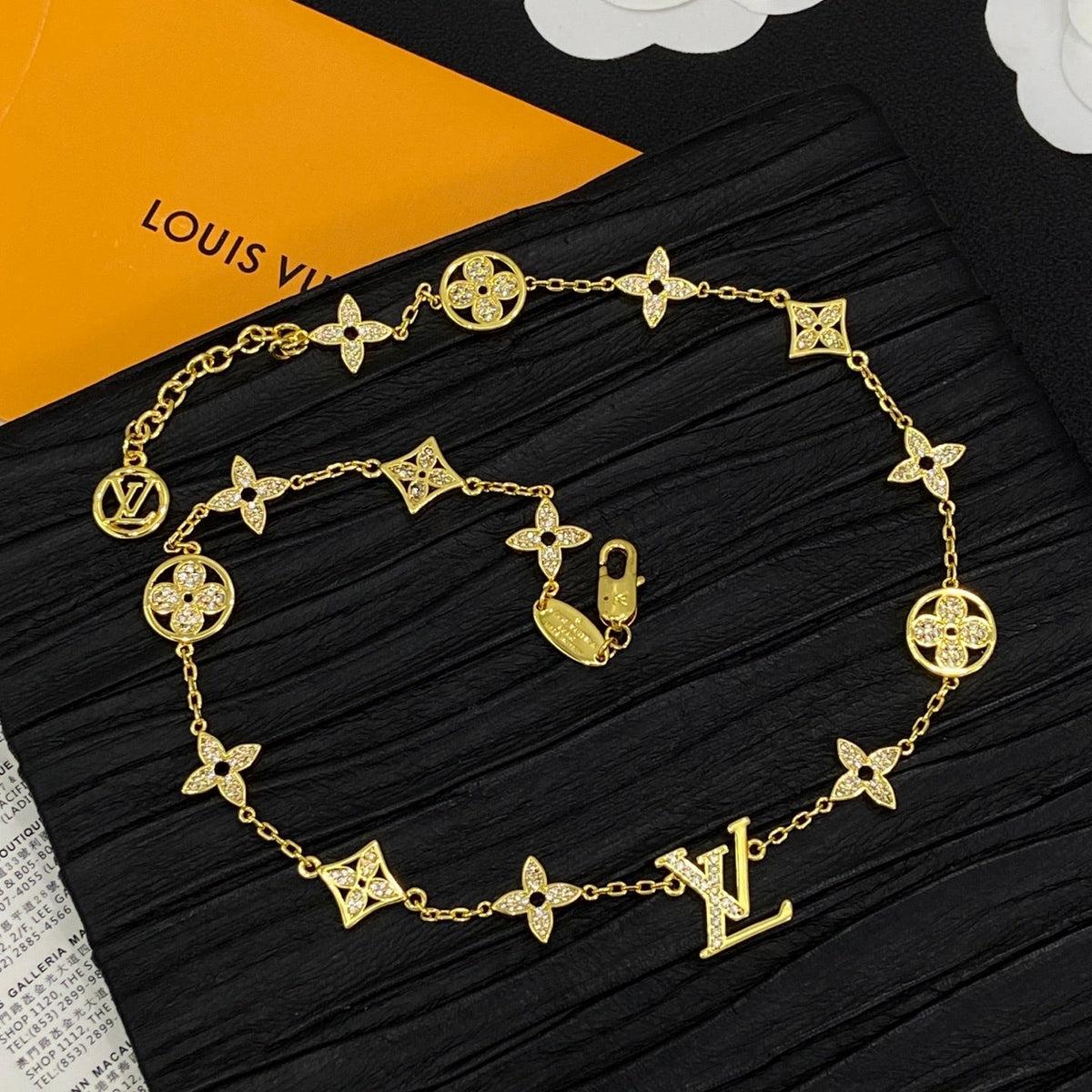Diamond Glitter Love 3 Set (Earrings+Bracelet +Necklace) - Gold mysite