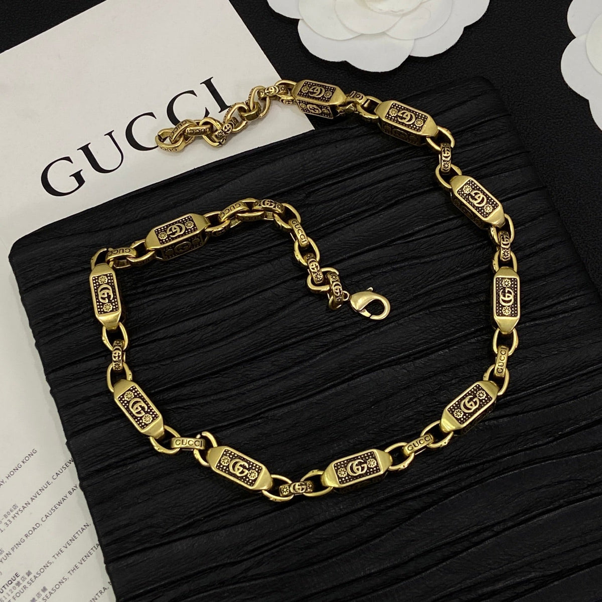 Good Vintage Chain Design 2 Set ( Bracelet +Necklace) -Gold mysite