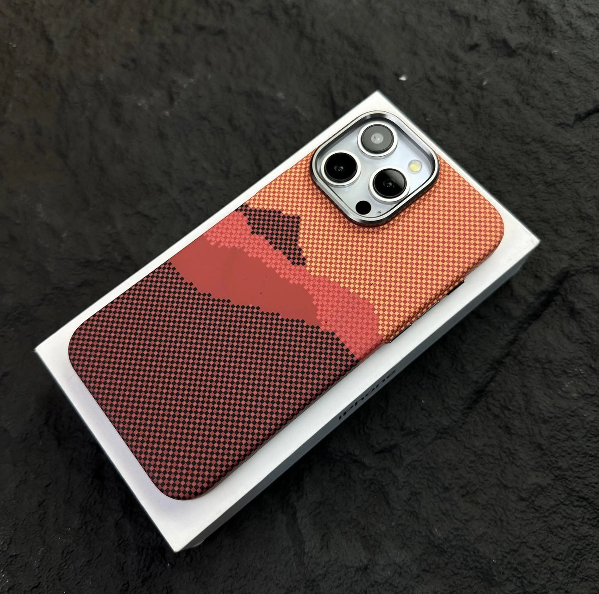 MagSafe-Compatible Phone Case with Abstract Pixel Design-s2 mysite
