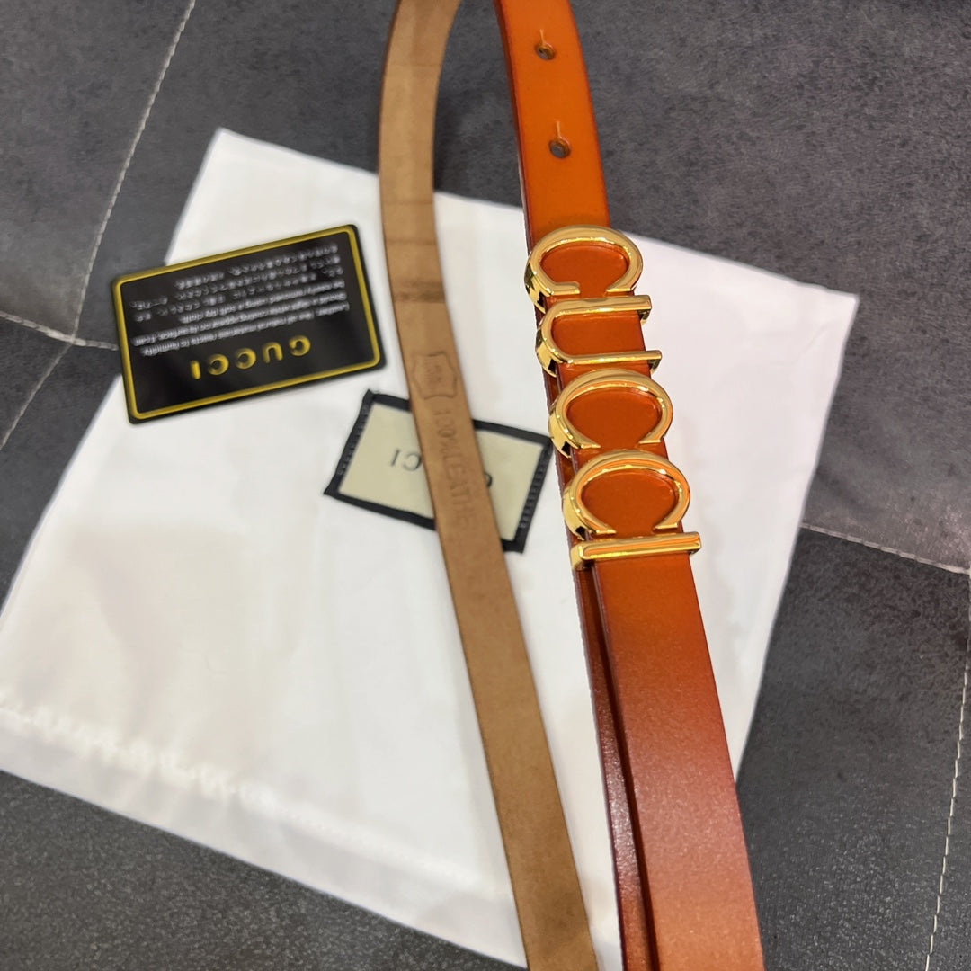 Women's Buckle Narrow Belt mysite