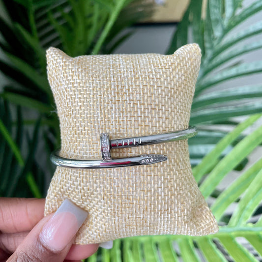 Silver Nail Bracelet mysite