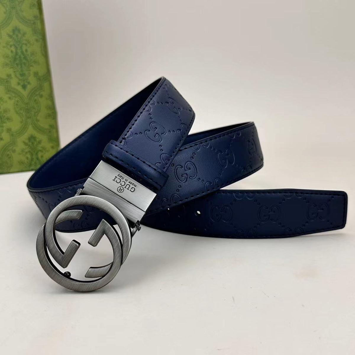 Circle Design Good Belt (Blue) mysite
