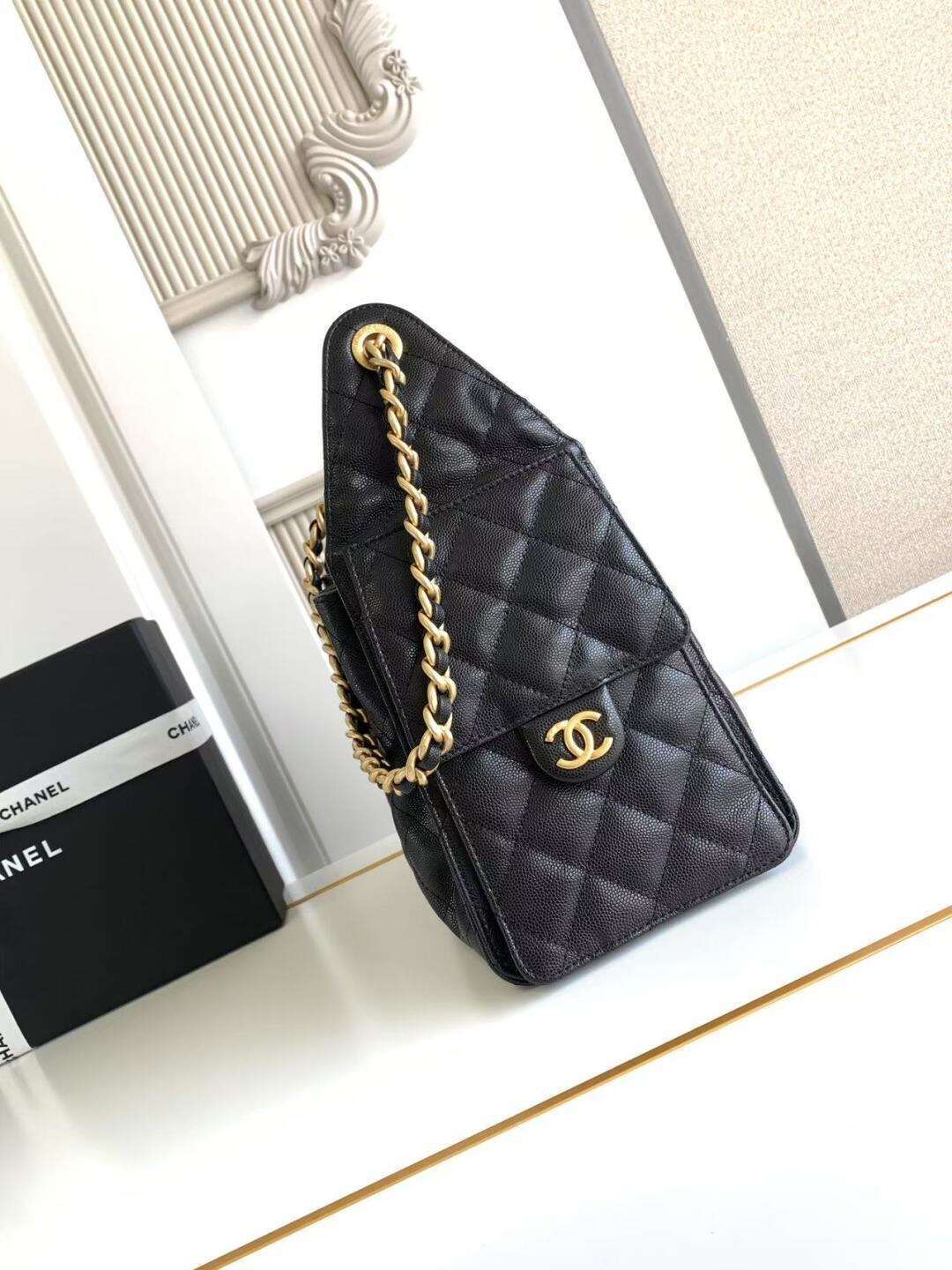 CHNL 25 Small Black Hobo mysite