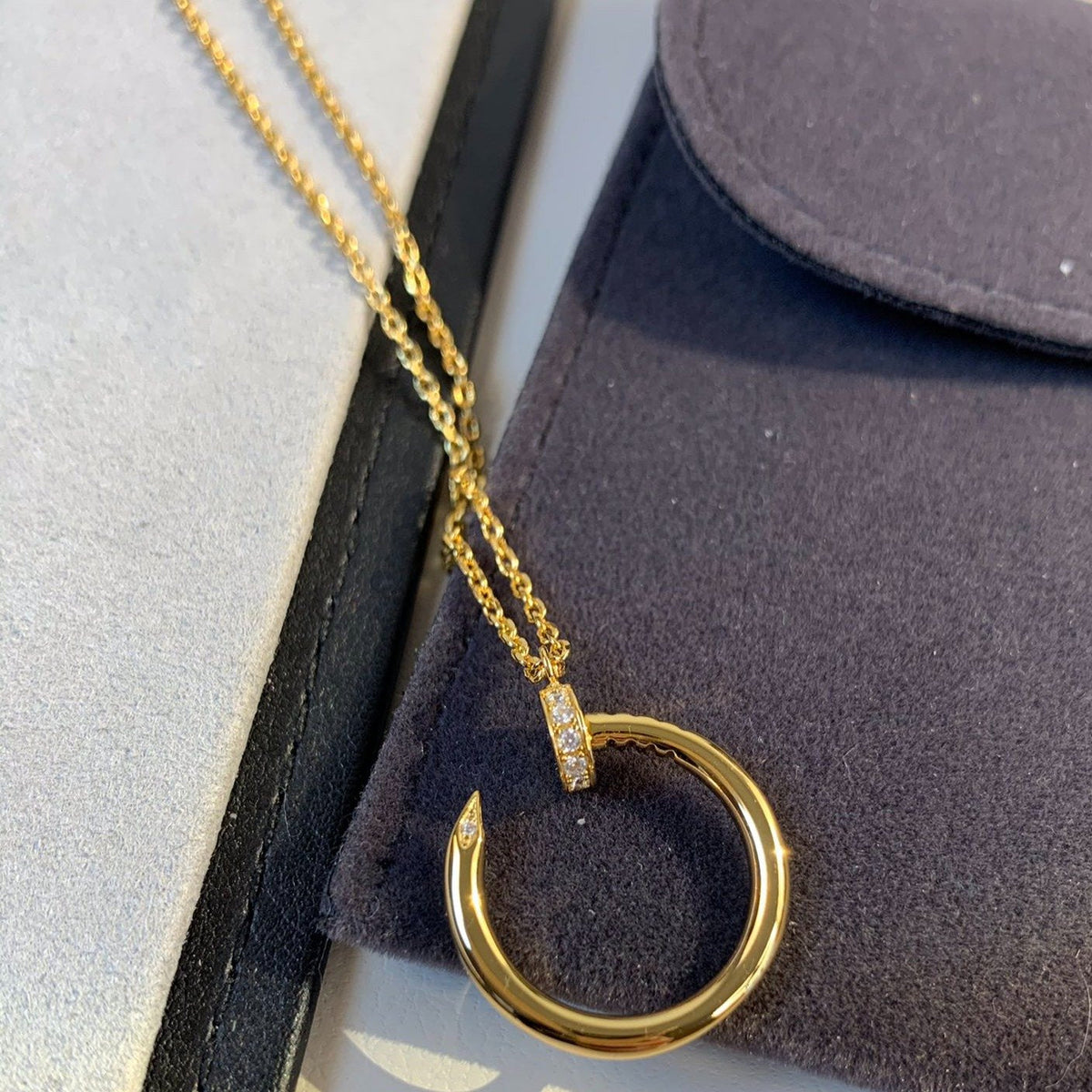 JUSTE NECKLACE 2.2MM GOLD DIAMONDS mysite