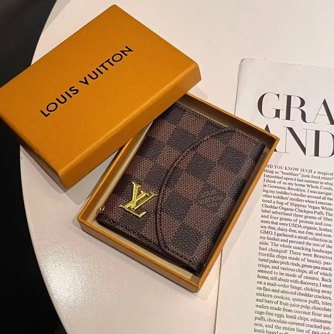 Luxury  & -Inspired Monogram Compact Wallet Collection-s2 mysite