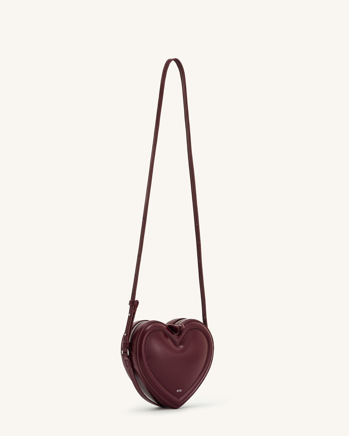 Arlene Heart Shaped Bag - Claret mysite