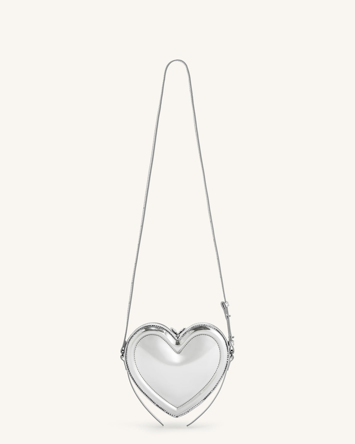 Arlene Heart Shaped Bag - Sliver mysite