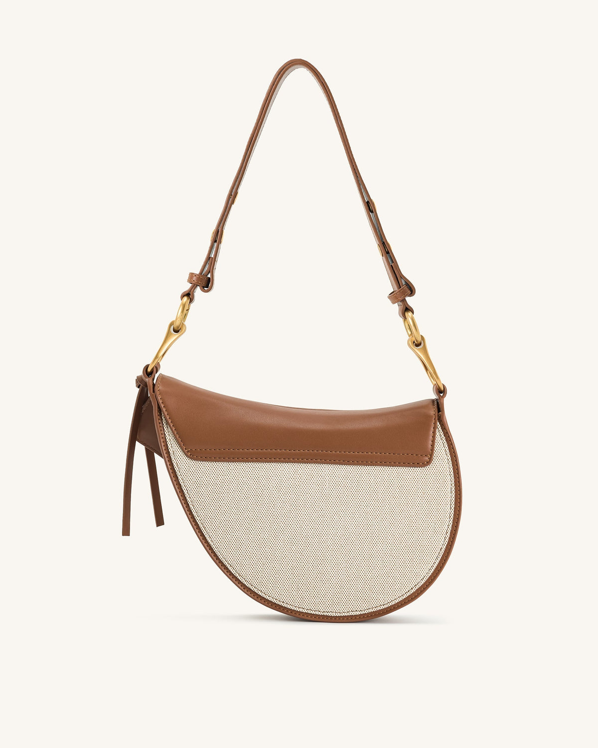 Ashlie Crossbody Bag - Brown Canvas mysite
