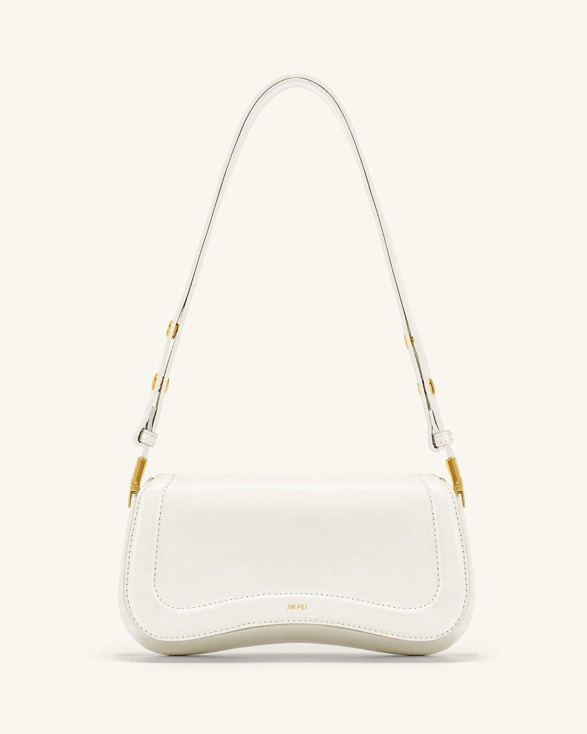 Joy Shoulder Bag - White mysite