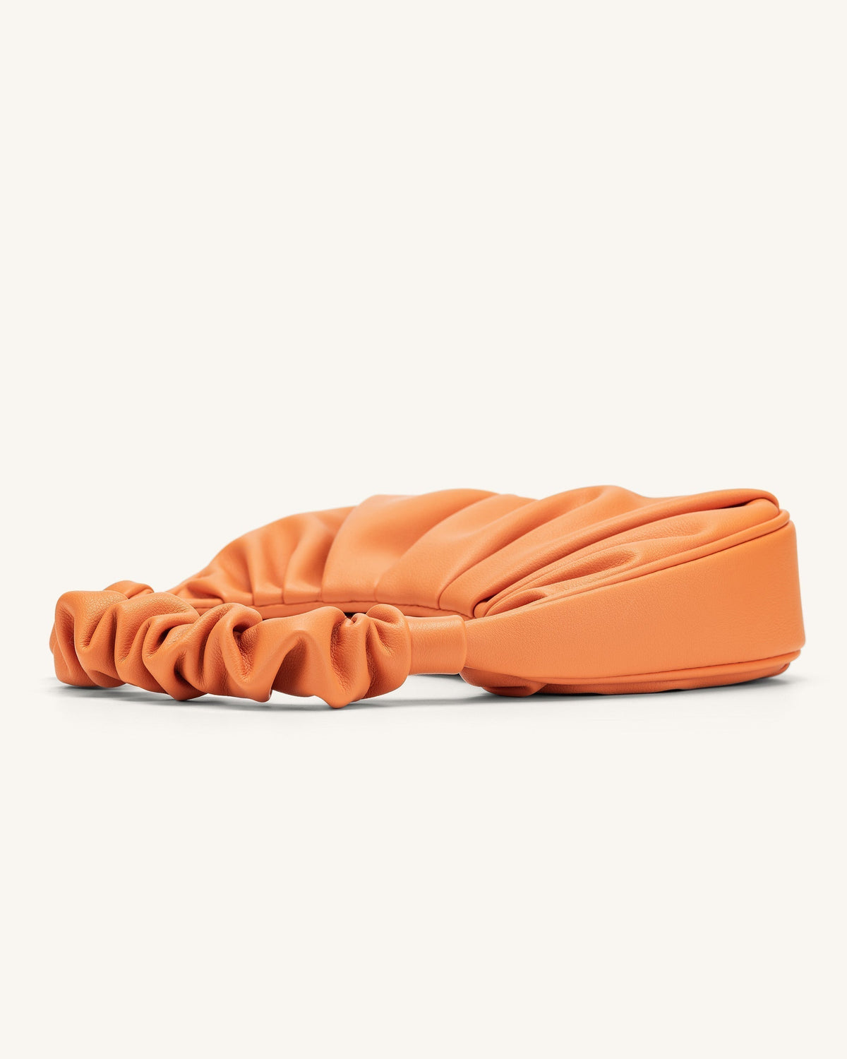 Gabbi Ruched Hobo Handbag - Orange mysite