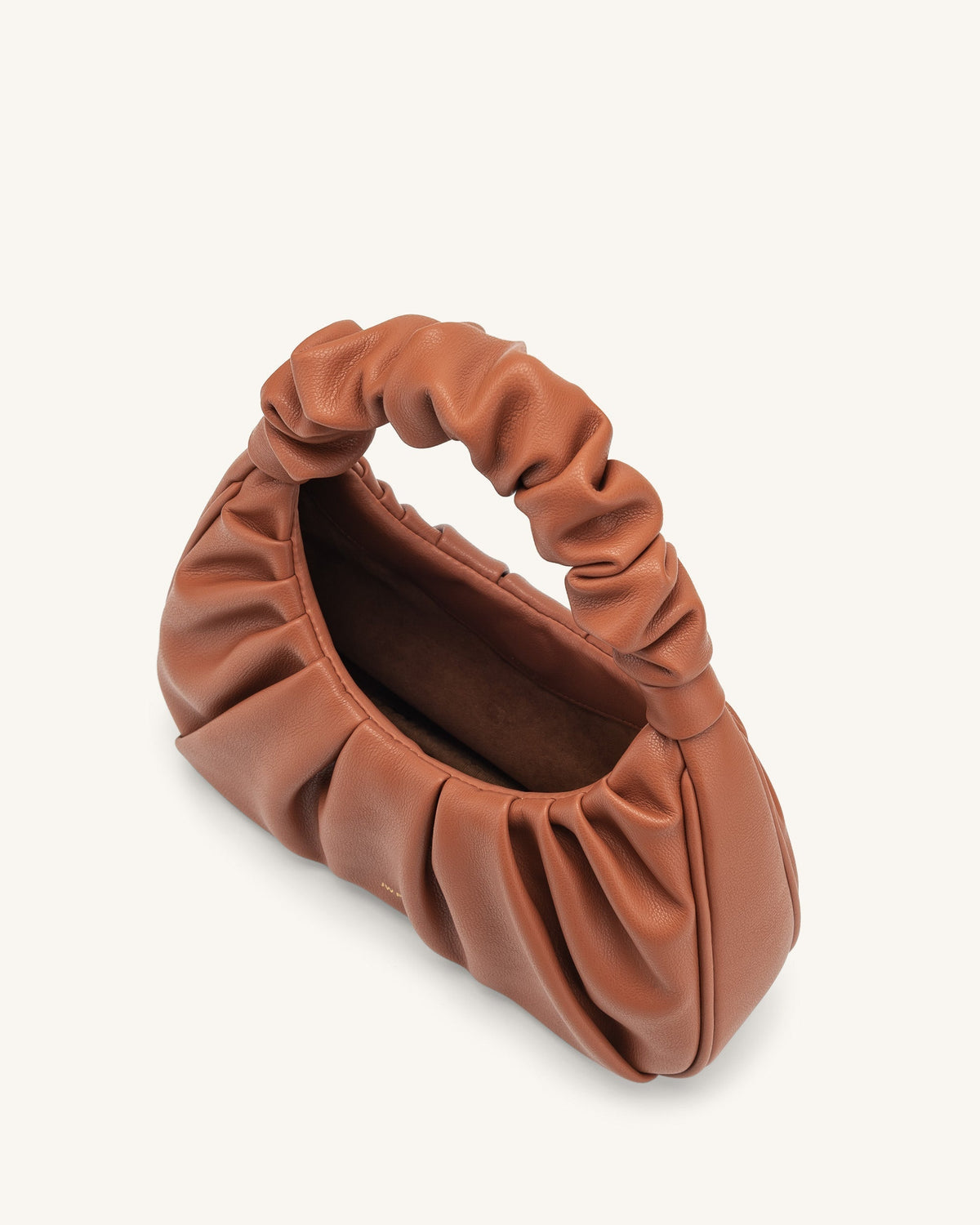 Gabbi Ruched Hobo Handbag - Nutella mysite