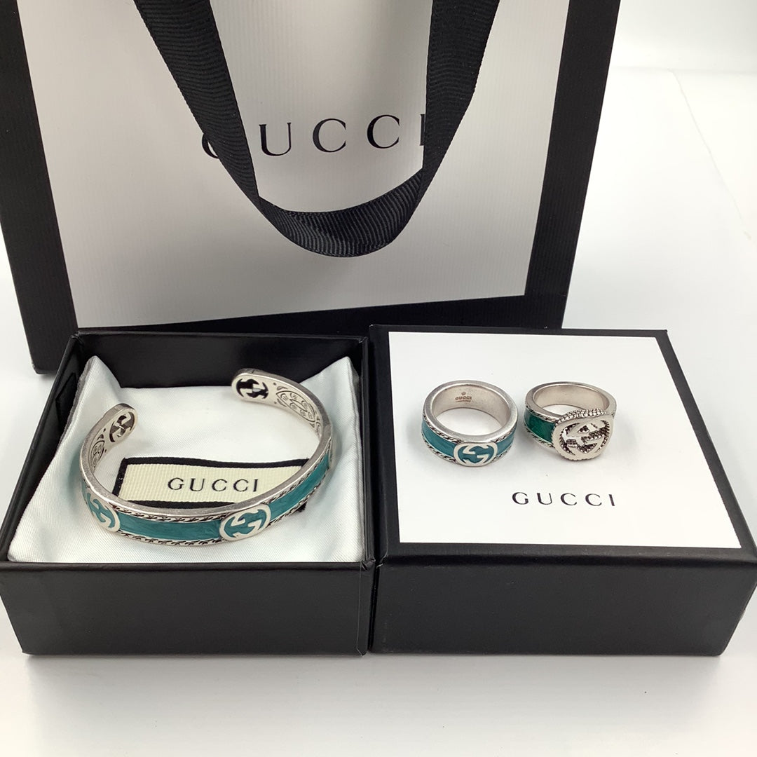 Blue- Green Good Ring & Bracelet mysite