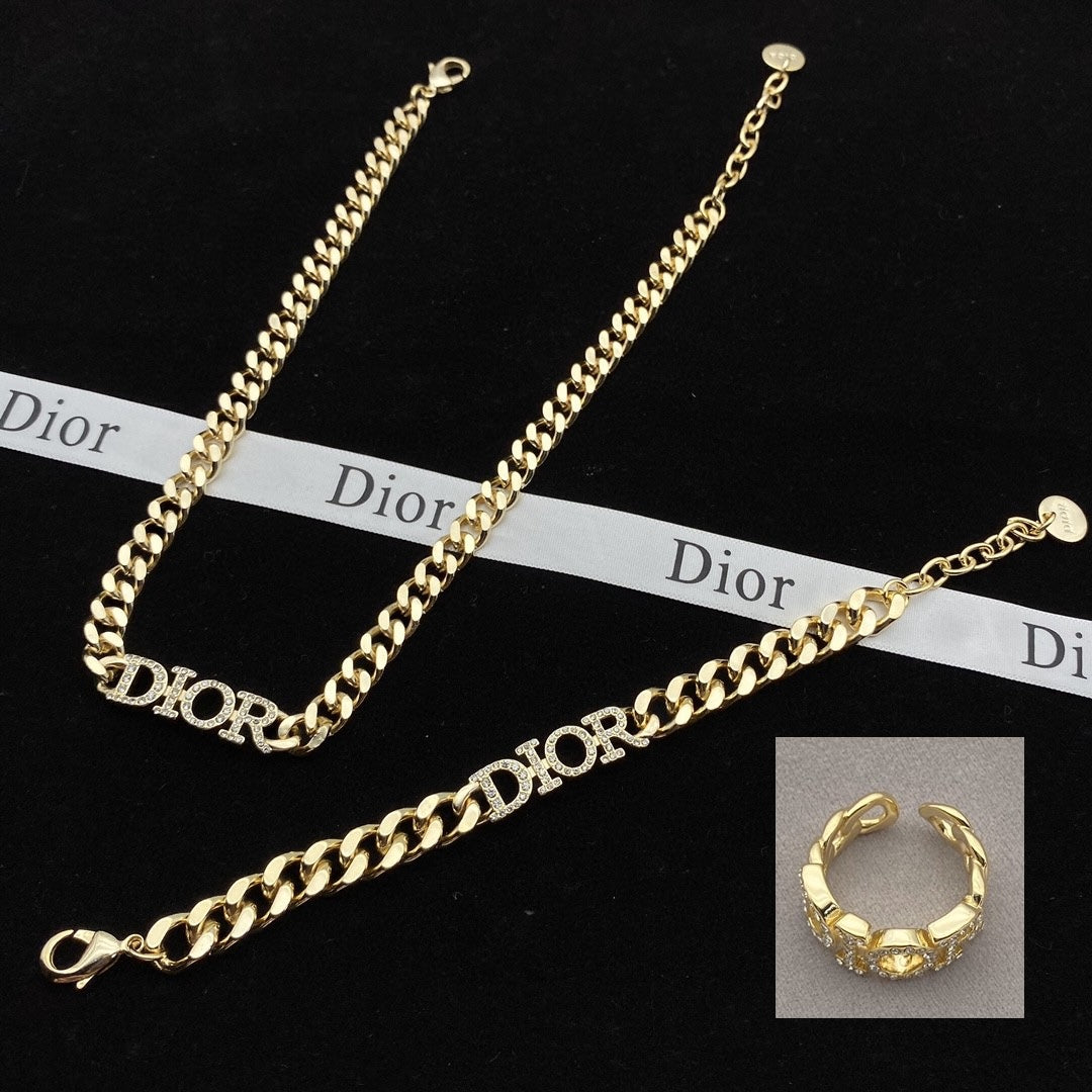 Dove Fancy Design Necklace & Bracelet & Ring Set mysite