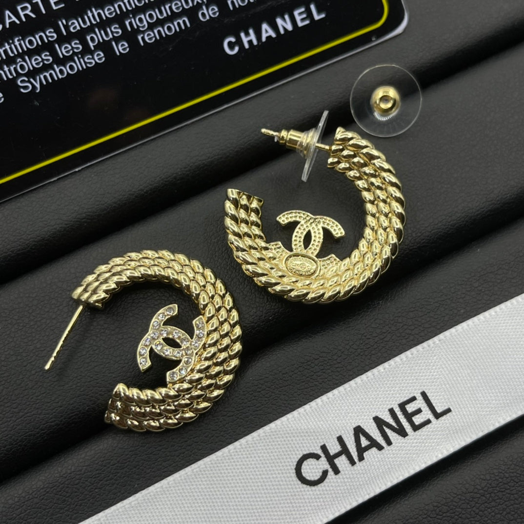 Circle Hoop Gold Earrings mysite