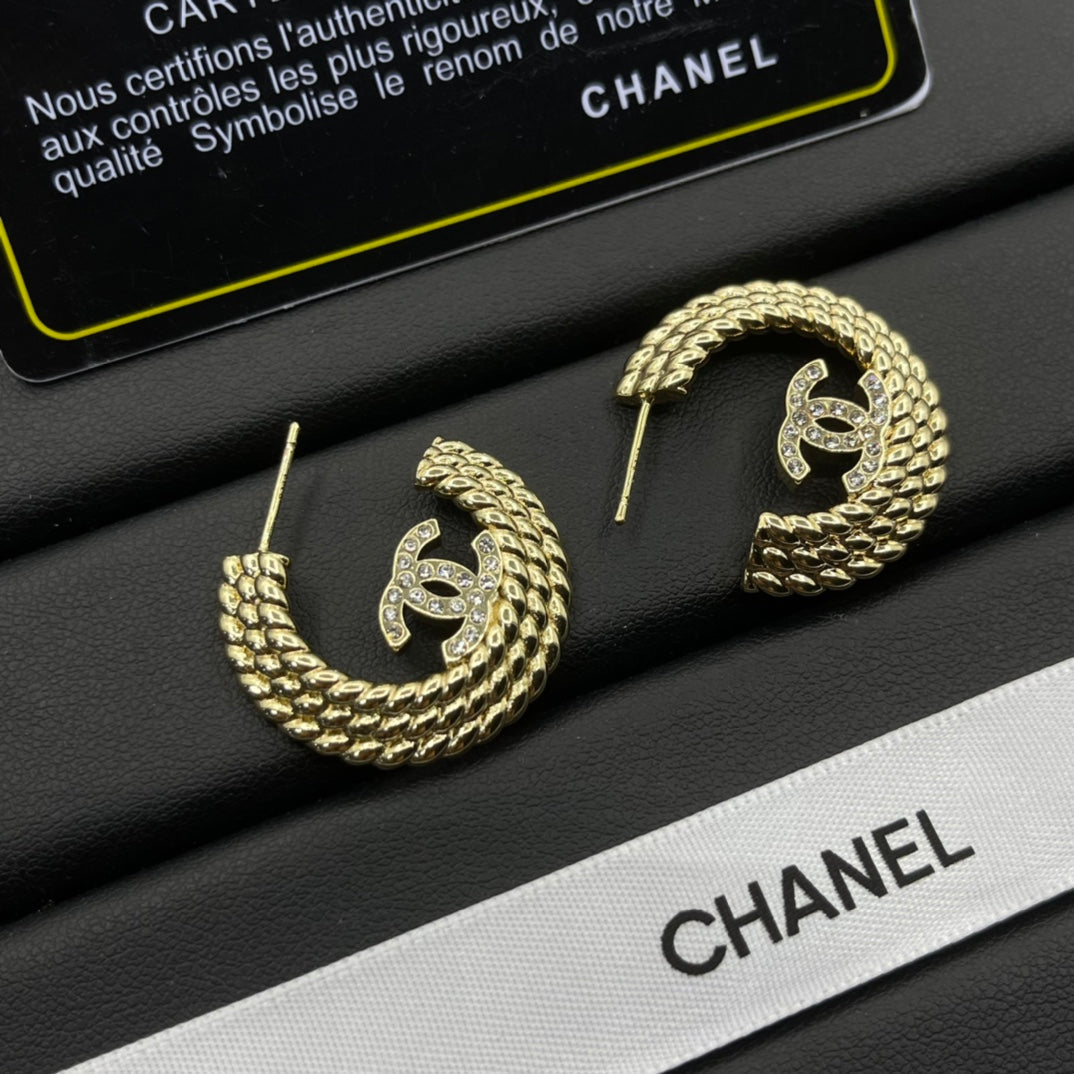 Circle Hoop Gold Earrings mysite