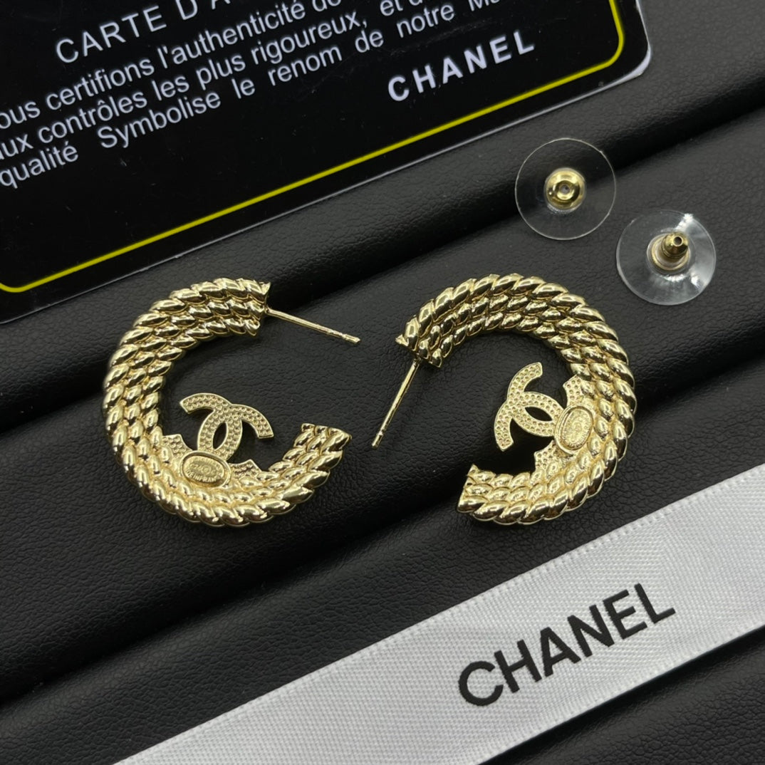 Circle Hoop Gold Earrings mysite