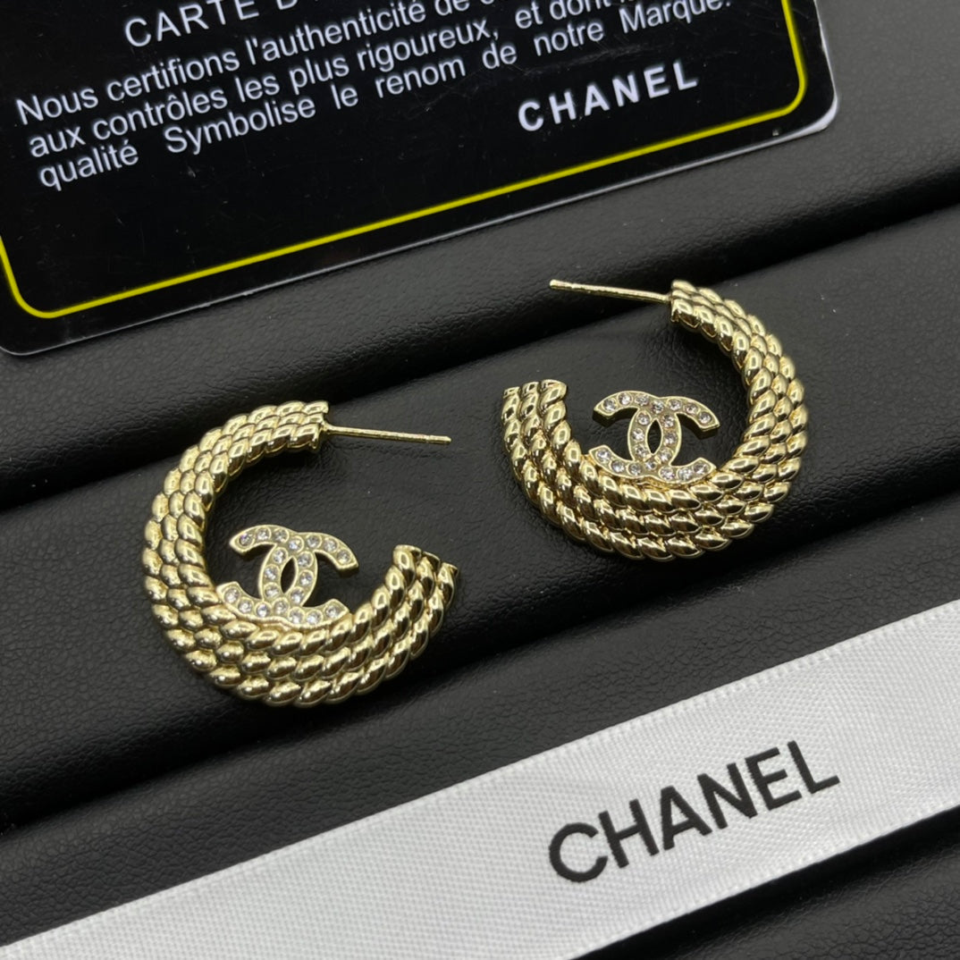 Circle Hoop Gold Earrings mysite