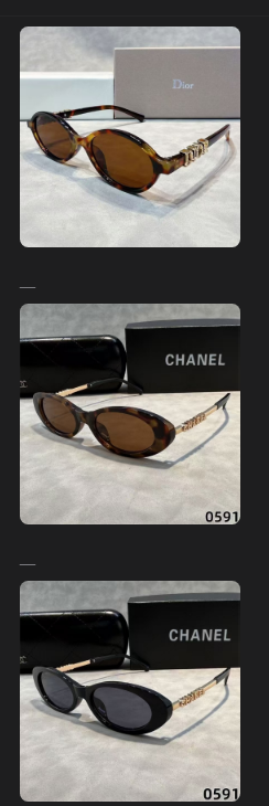 3 pairs of sunglasses Lxucase