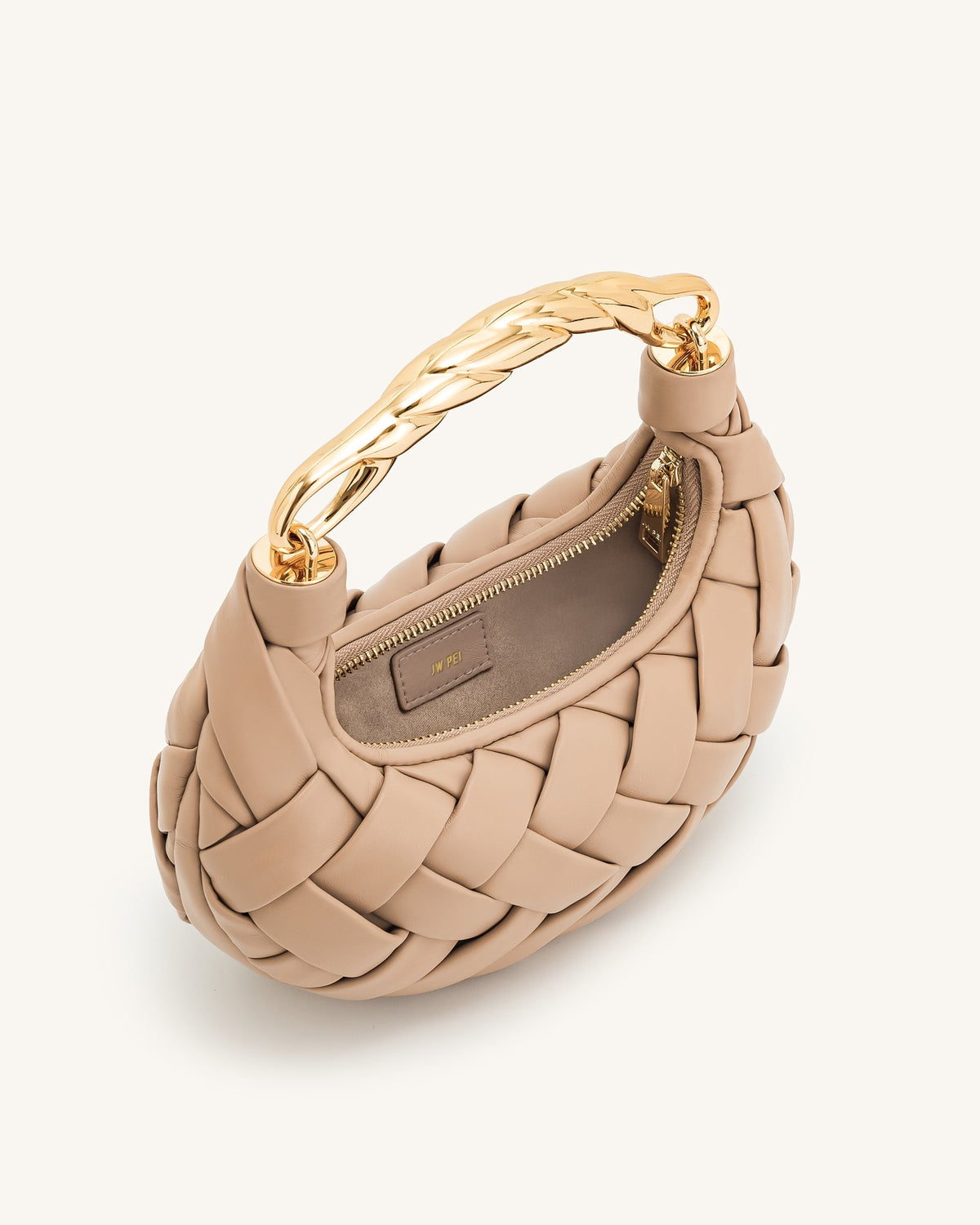 Orla Weave Handbag - Almond mysite