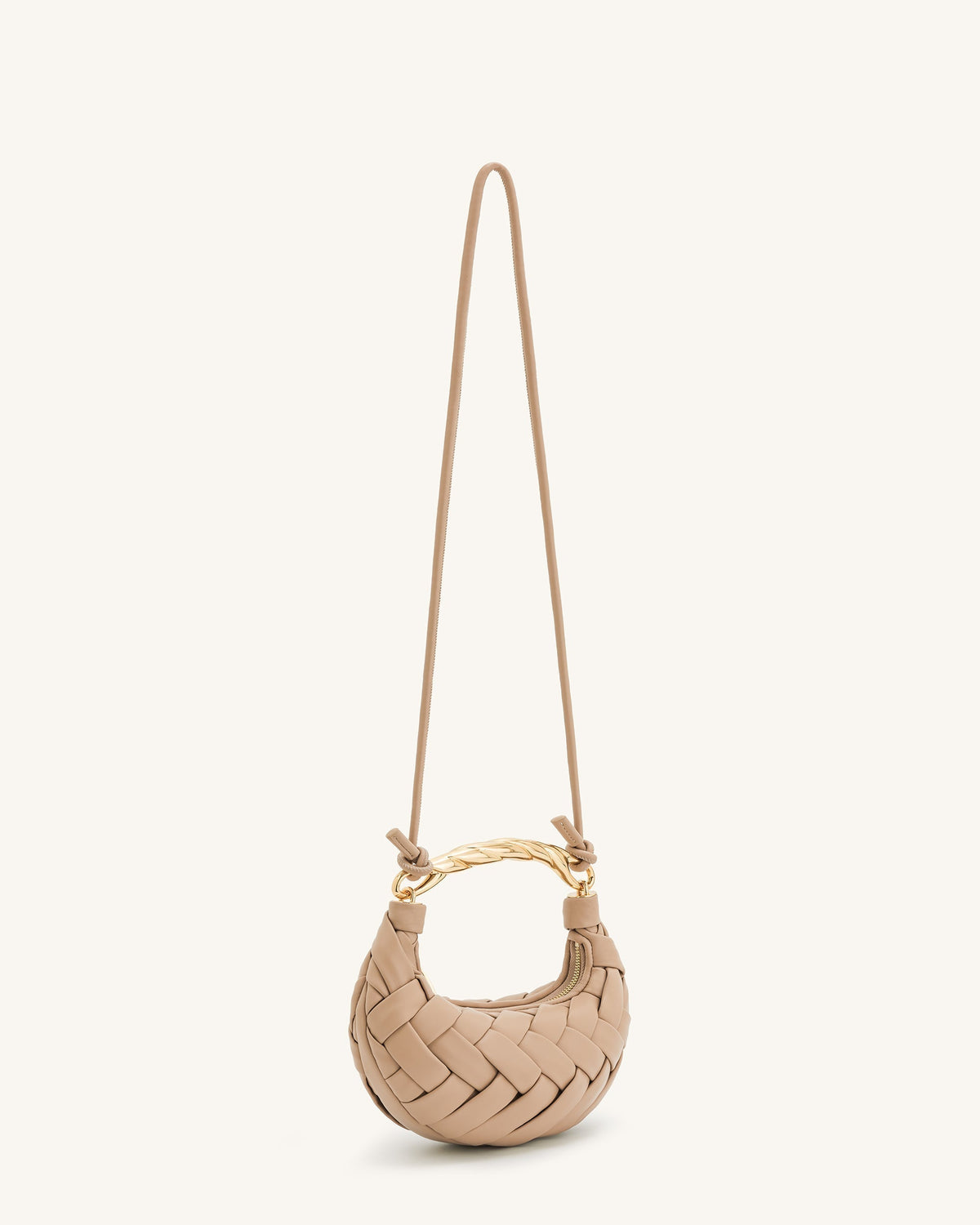 Orla Weave Handbag - Almond mysite