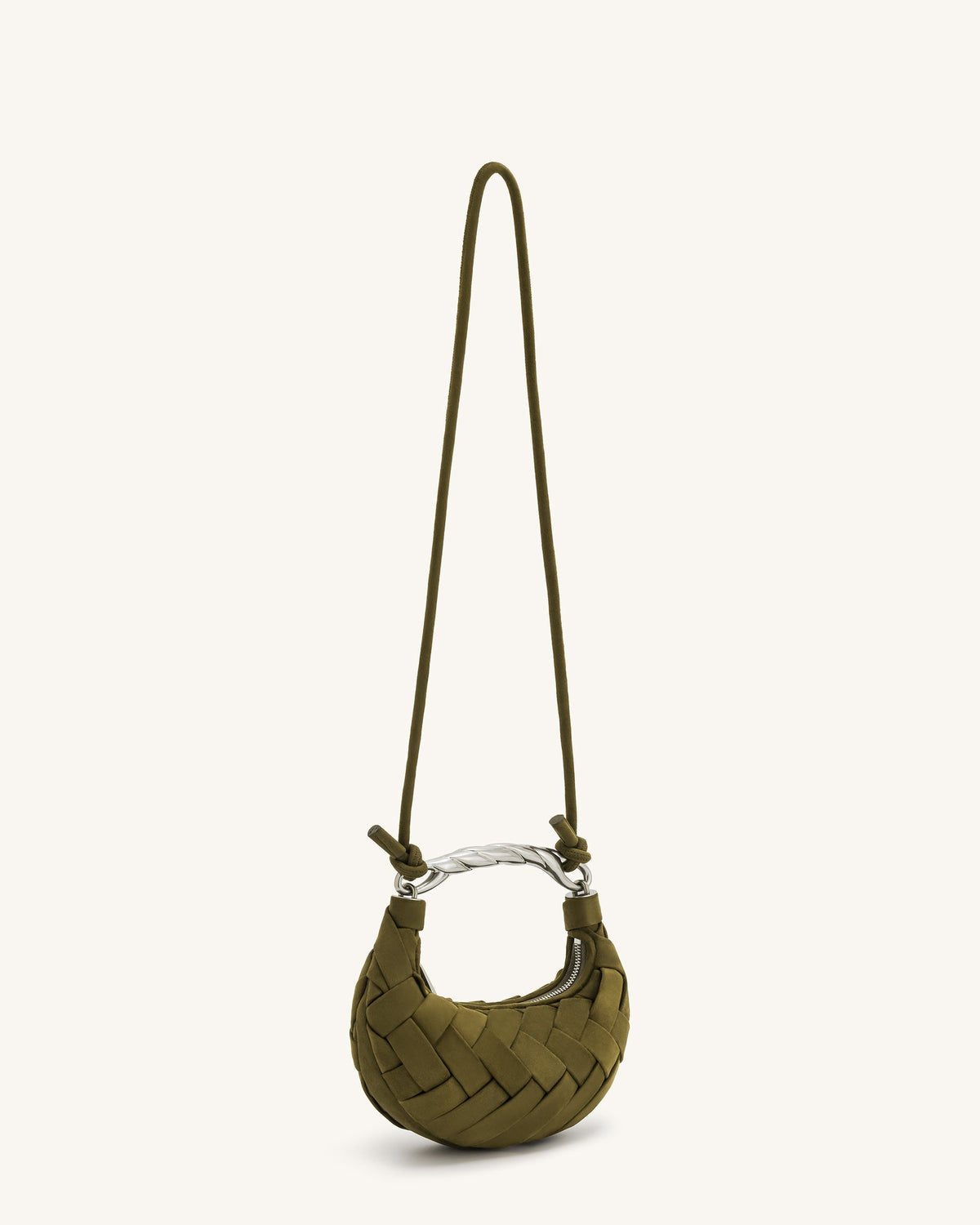 Orla Weave Handbag - Dark Olive mysite