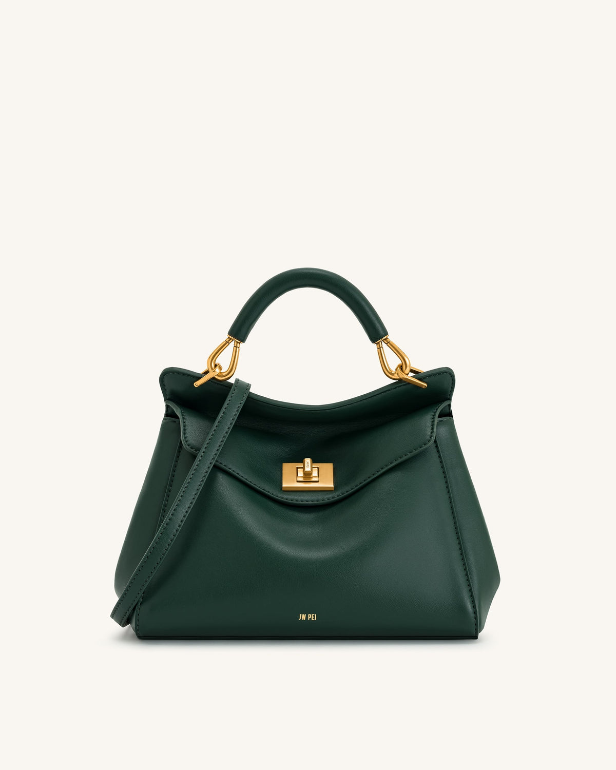 Lucia Classic Top Handbag - Dark Green mysite