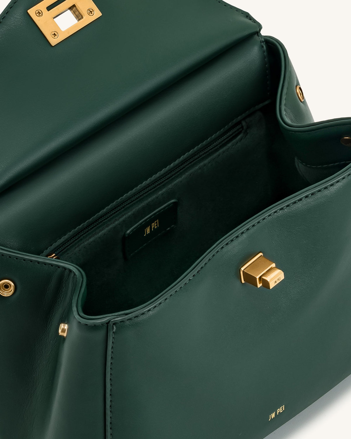 Lucia Classic Top Handbag - Dark Green mysite