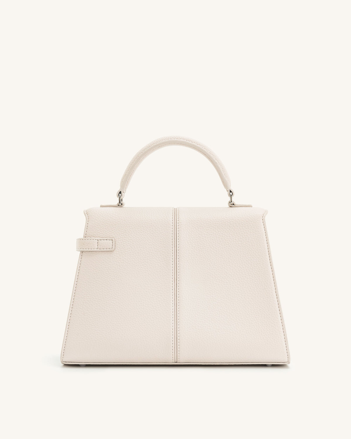 Elise Large Top Handle Bag - White mysite