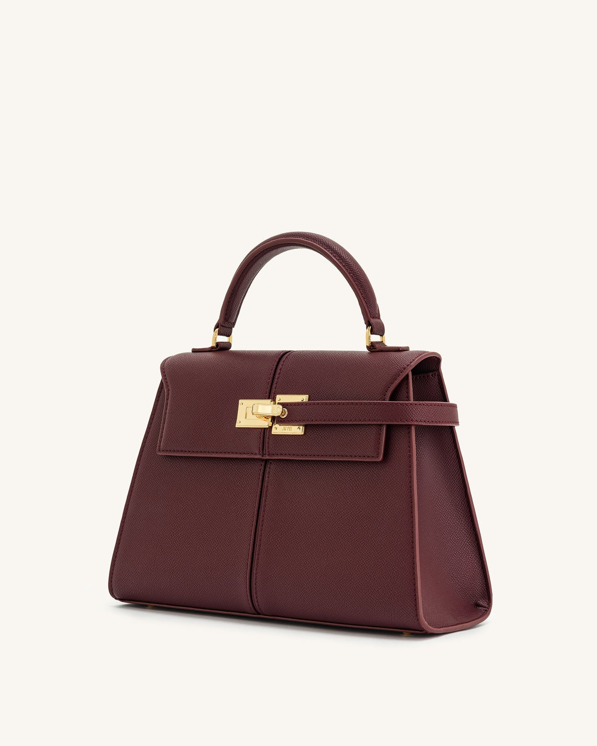 Elise Large Top Handle Bag - Claret mysite