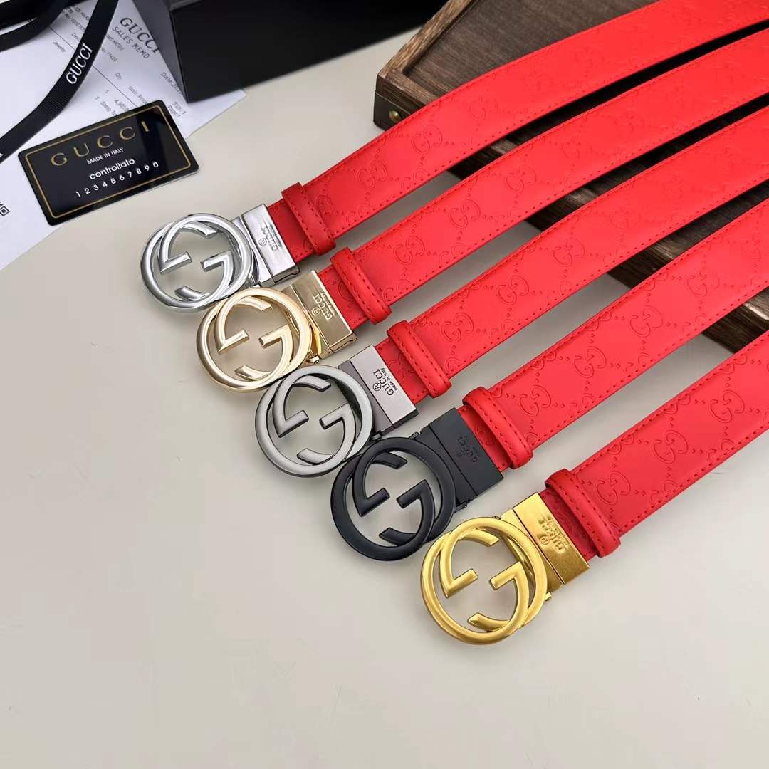Circle Design Good Belt (Red) mysite