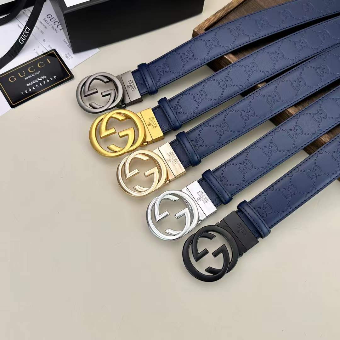 Circle Design Good Belt (Blue) mysite