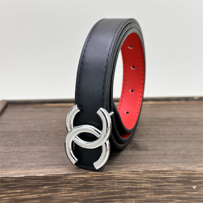 CC Women's Leather Belt (Black) mysite