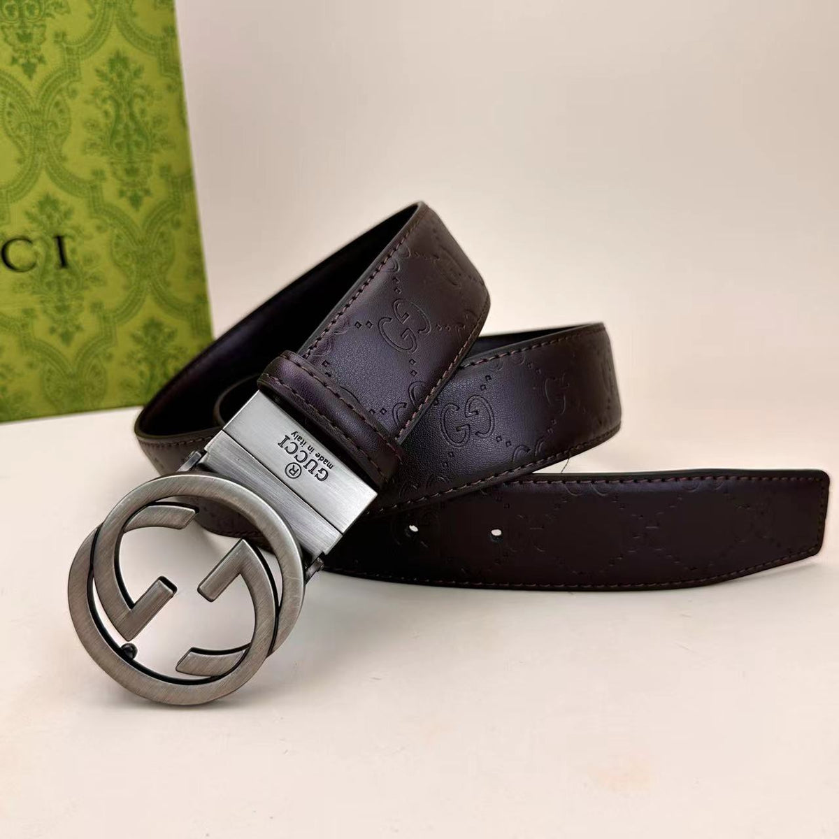 Circle Design Good Belt (Grey) mysite