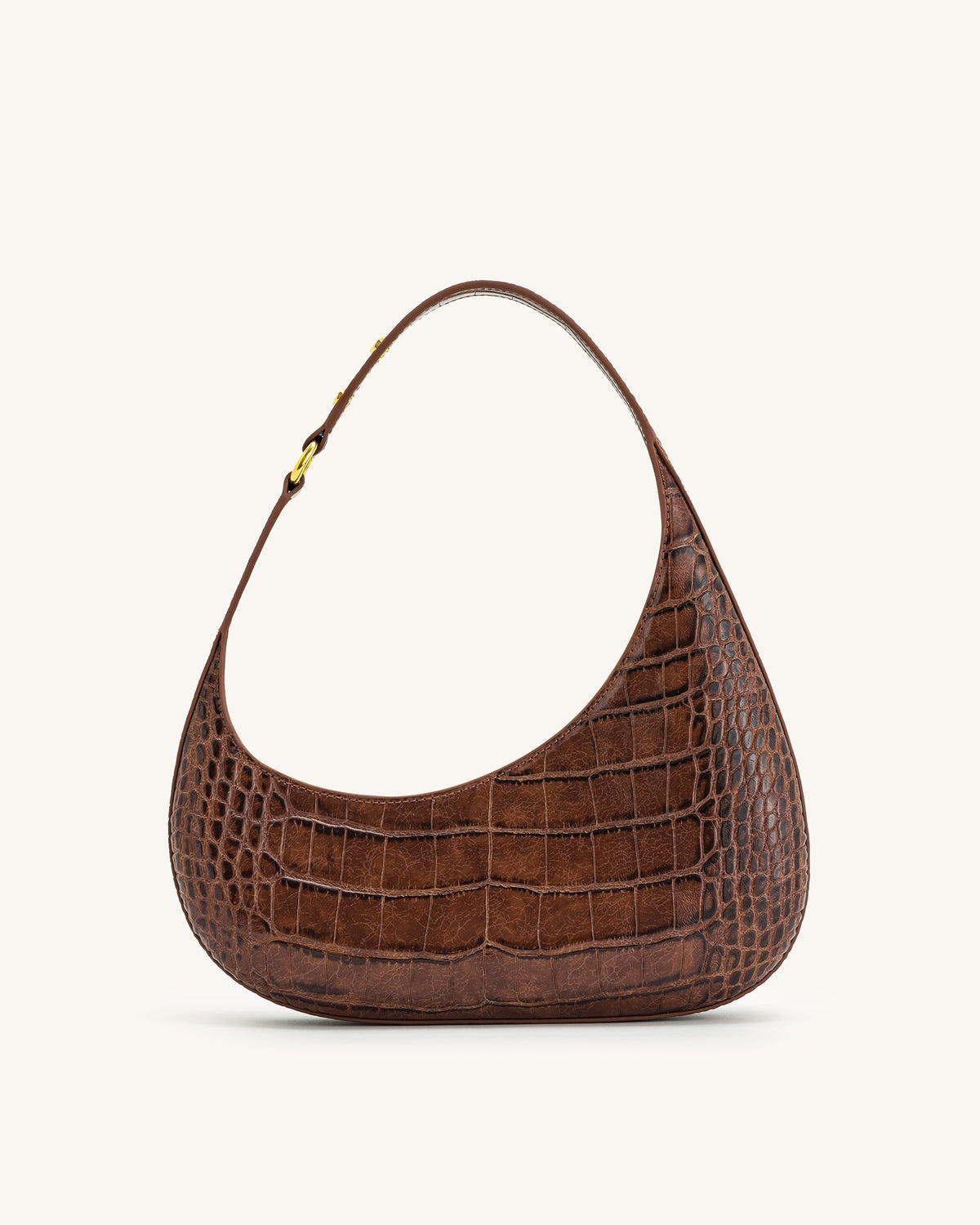 Harlee Shoulder Bag - Brown Croc mysite