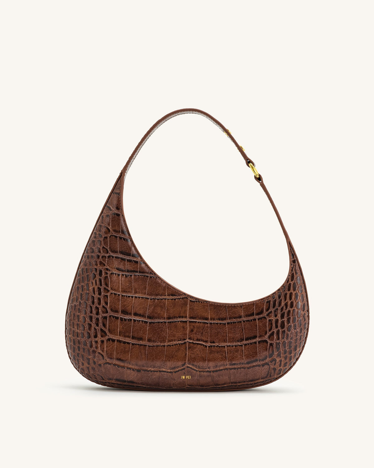 Harlee Shoulder Bag - Brown Croc mysite