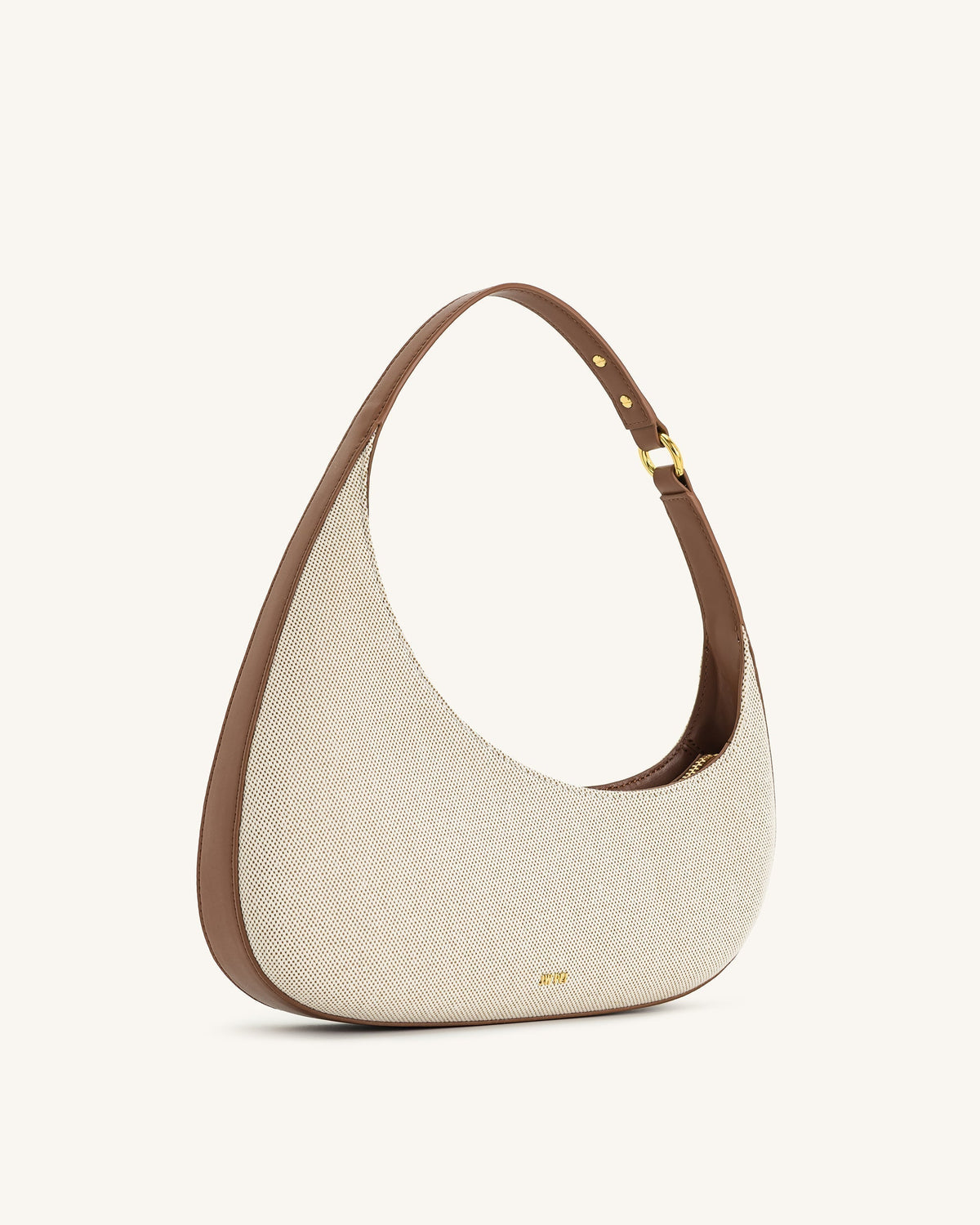 Harlee Shoulder Bag - Brown Canvas mysite