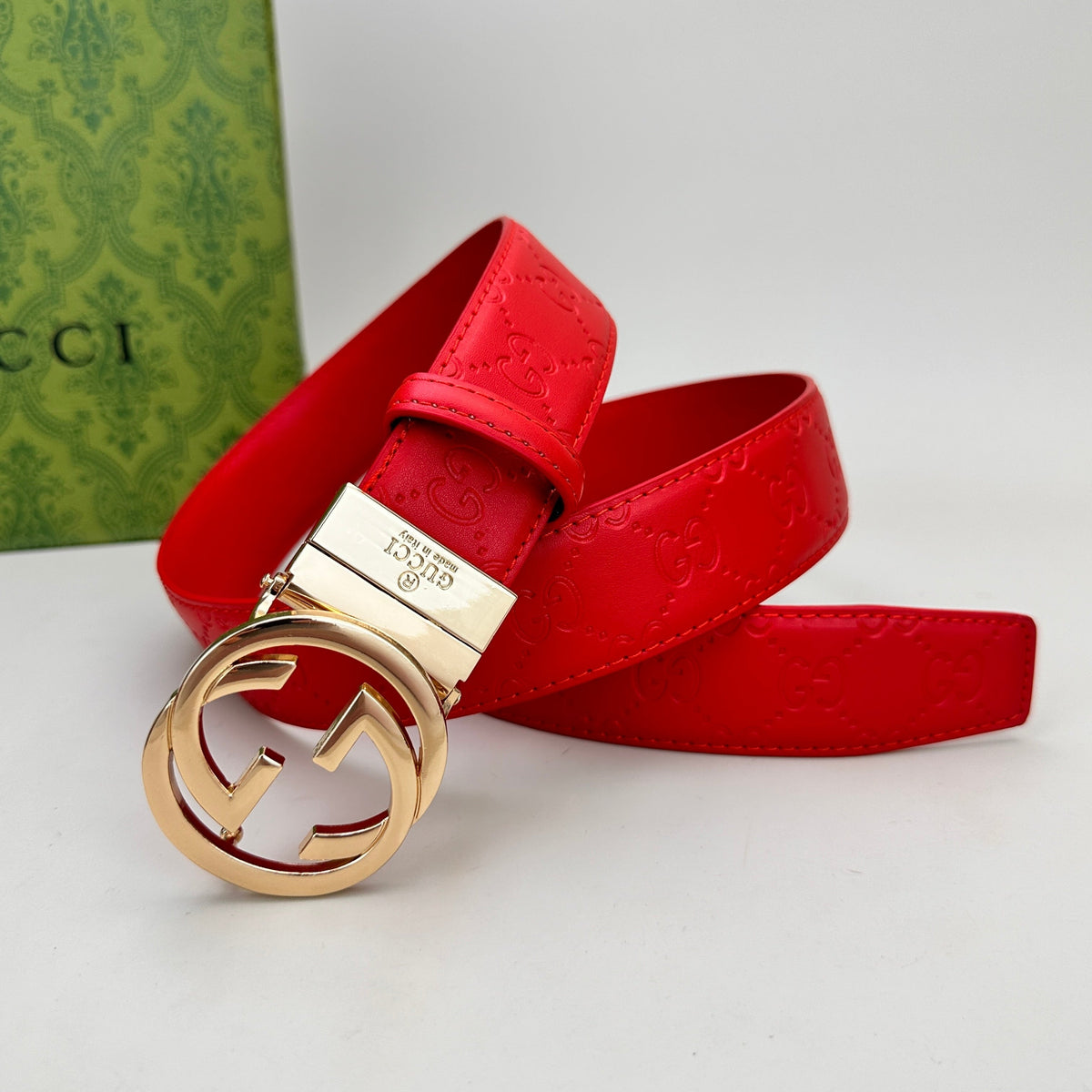 Circle Design Good Belt (Red) mysite