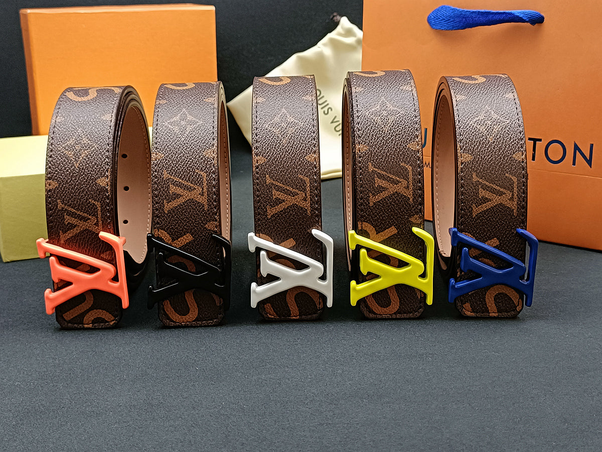 Fashion Colorful Brown Love Belt mysite