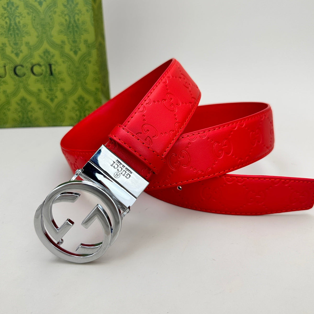 Circle Design Good Belt (Red) mysite