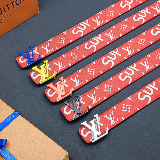 Fashion Colorful Red Love Belt mysite