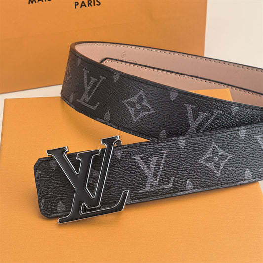 2 Color Buckle Love Belt (Black Pattern) mysite