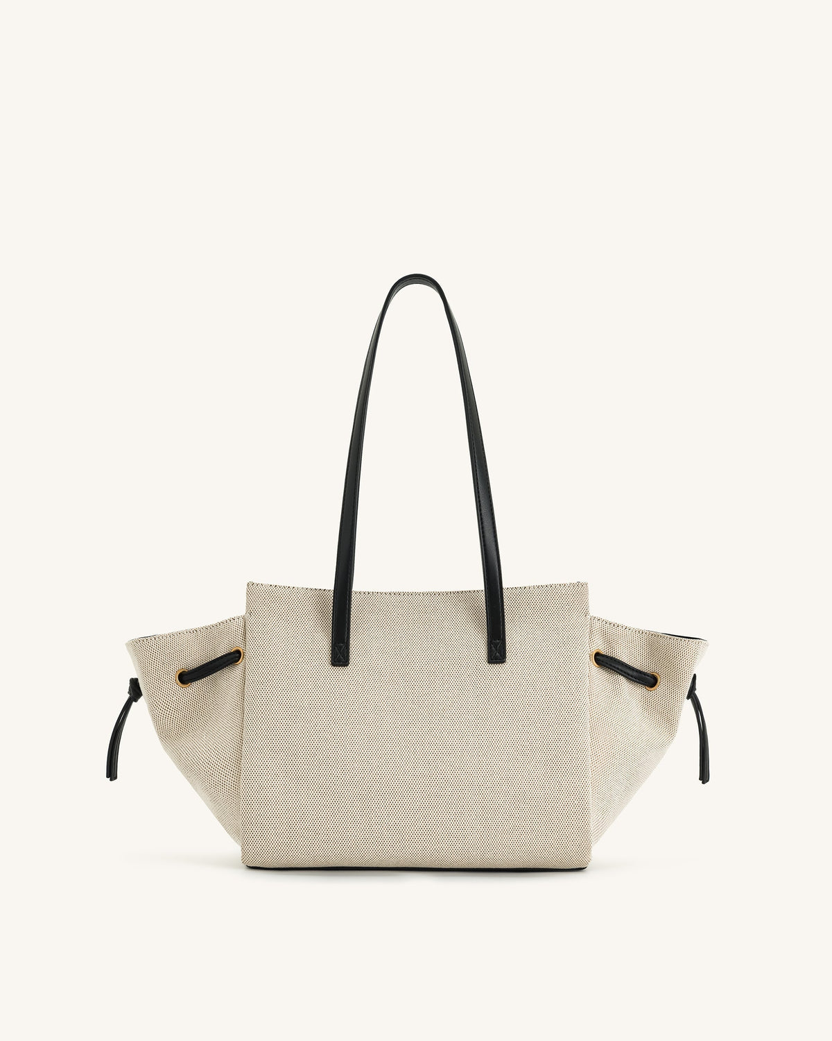 Linda Tote Bag - Black Canvas mysite
