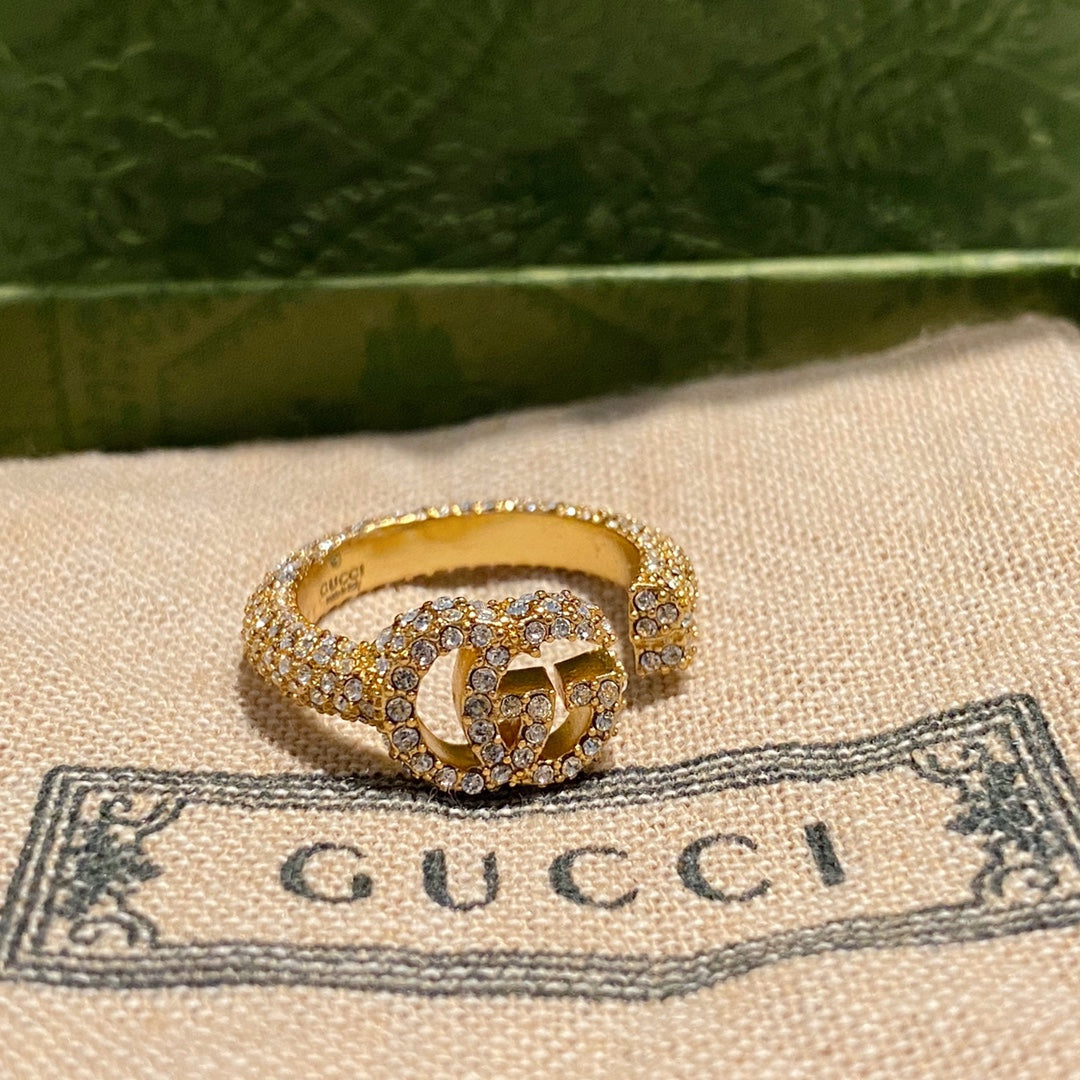 Sparkling Diamond Open Ring mysite