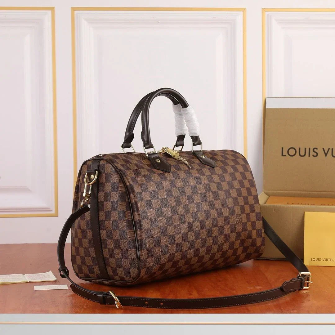Lv Speedy Bandoulière Damier Ébène mysite