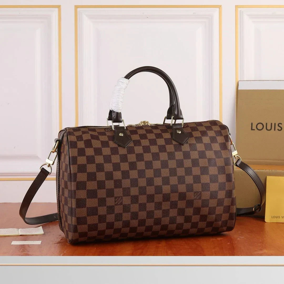 Lv Speedy Bandoulière Damier Ébène mysite