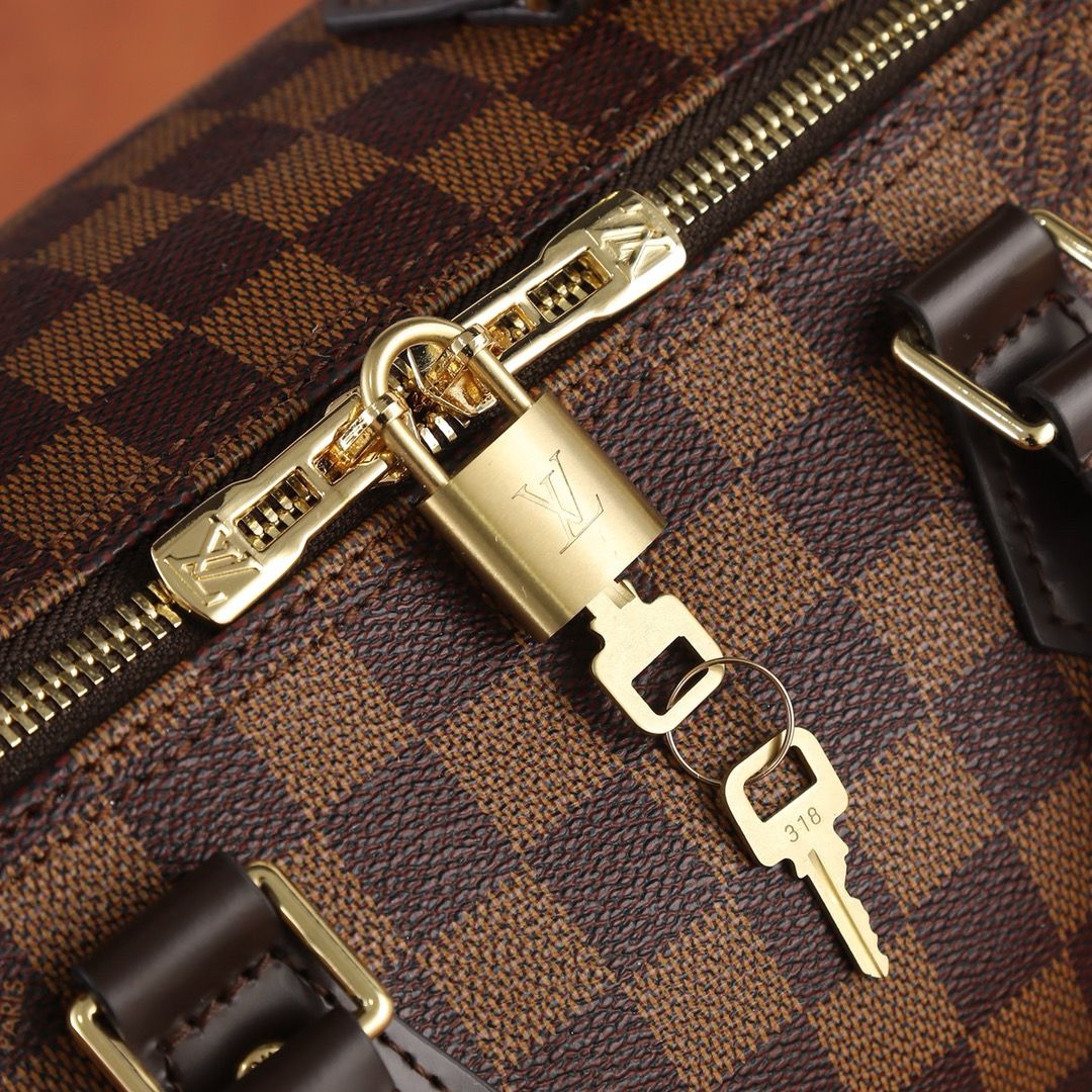 Lv Speedy Bandoulière Damier Ébène mysite