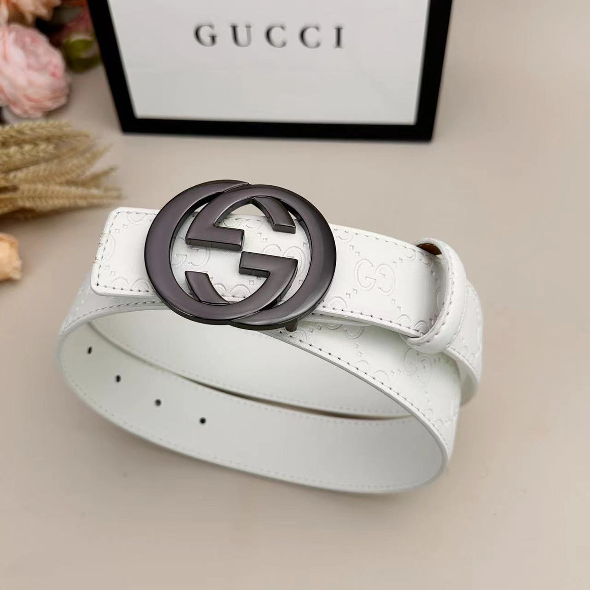 Classic Colored Good Belt (Metal gray Buckle) mysite
