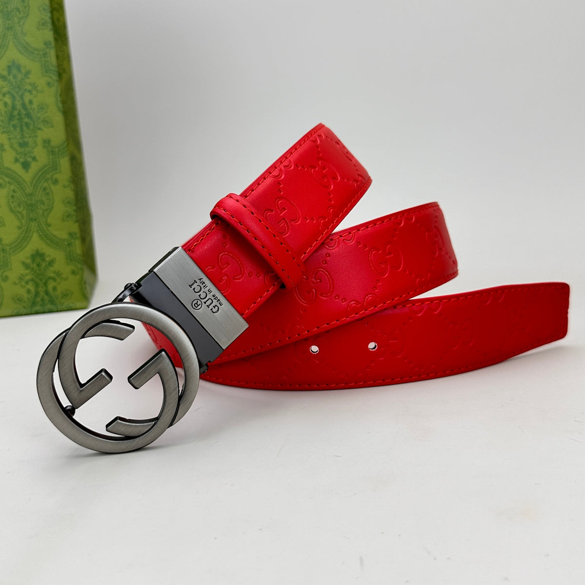 Circle Design Good Belt (Red) mysite
